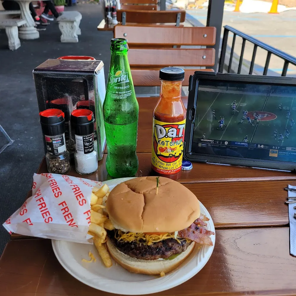 Hurricane Burger and Fries
